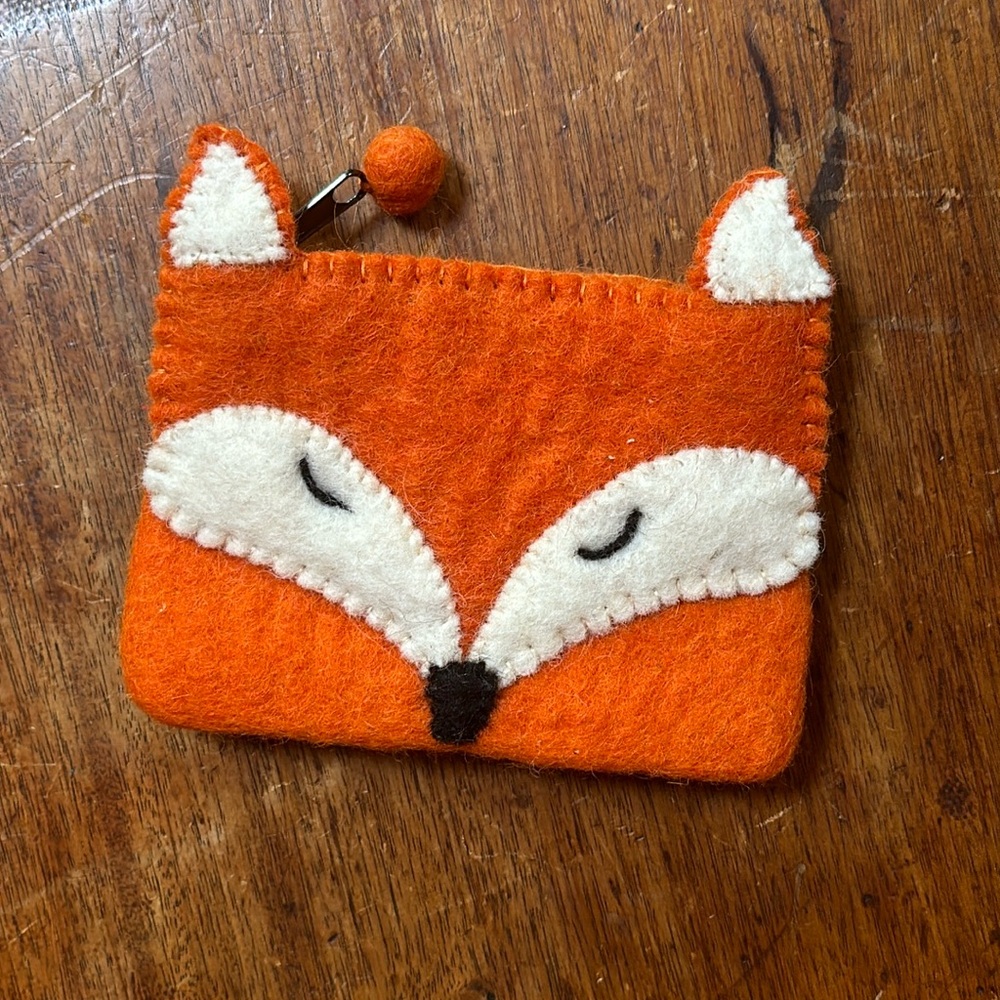 Felted Fox Wallet 🦊 NWOT